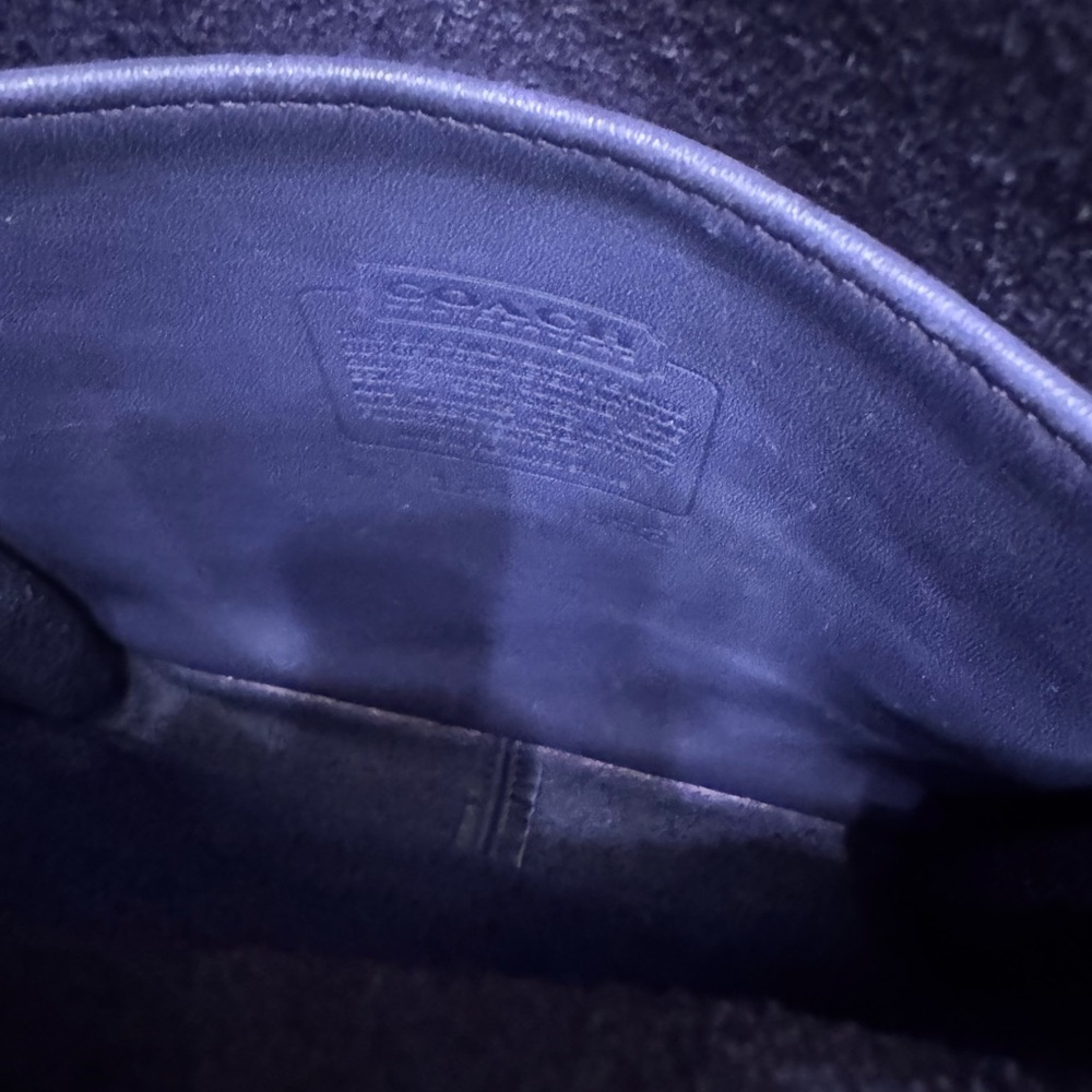 Coach Vintage Station Bag PURPLE Rare Color - Picture 11 of 12